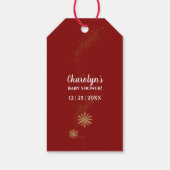 Notenkraker Christmas Party Baby shower Cadeaulabel (Achterkant)