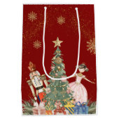 Notenkraker Christmas Party Baby shower Medium Cadeauzakje (Achterkant)