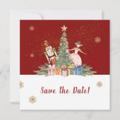 Notenkraker Christmas Party Baby shower Save The Date (Voorkant)