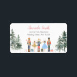 Notenkraker Christmas Vrijgezellenfeest Tea Addres Etiket<br><div class="desc">Notenkraker Kerst Vrijgezellenfeest Thee Adres Label</div>