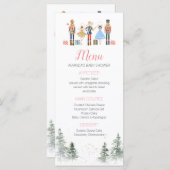 Notenkraker Christmas Vrijgezellenfeest Tea Menu (Voorkant / Achterkant)