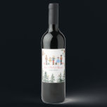 Notenkraker Christmas Vrijgezellenfeest Tea Wijn Etiket<br><div class="desc">Notenkraker Christmas Vrijgezellenfeest Tea Wine Label Alle bewoordingen kunnen worden aangepast</div>