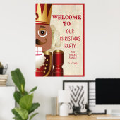 Notenkraker Christmas Welcome Sign Poster (Thuiskantoor)