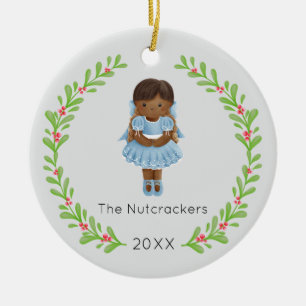 Notenkraker Clara Kerstfoto Keramisch Ornament