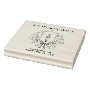 Notenkraker Classic Christmas Crest Rubberstempel