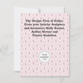 Notenkraker Corporate Coquette Kerstkrans Notitiekaartje (Achterkant)