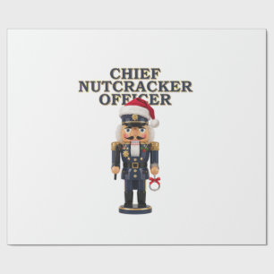 Notenkraker Curling Speler Vakantie Wintersporten Cadeaupapier