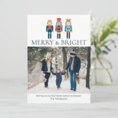 Notenkraker Custom Photo Holiday Kaart (Staand voorkant)