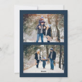 Notenkraker Custom Photo Holiday Kaart (Achterkant)