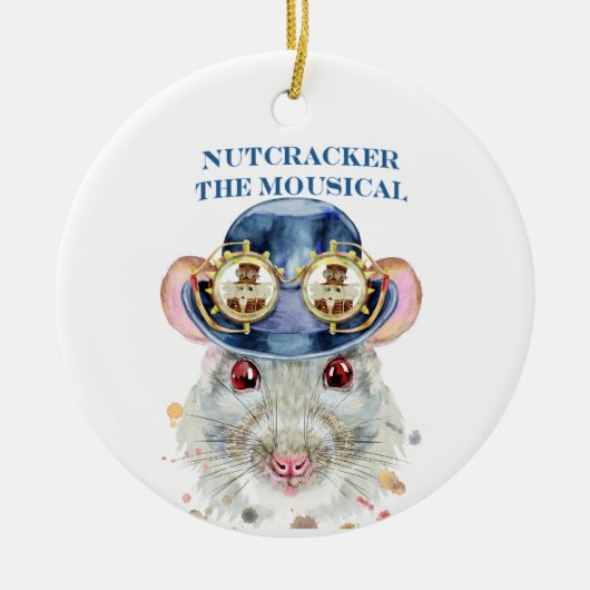 Notenkraker de Muis - Keramisch Ornament (Voorkant)