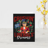 Notenkraker Donald Trump De 47e President Grappig  Kaart (Gele Bloem)