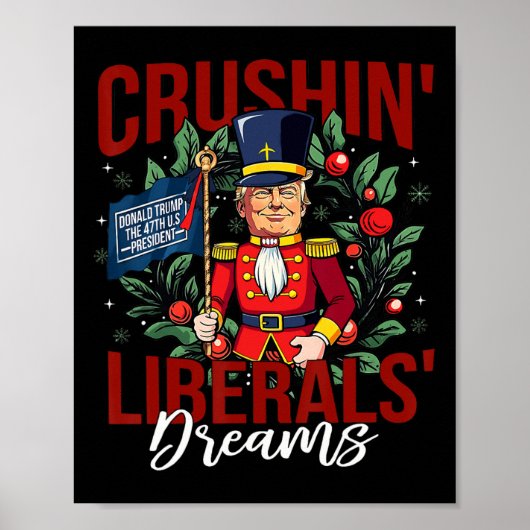 Notenkraker Donald Trump het 47e President Funny H Poster (Voorkant)