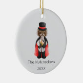 Notenkraker Drosselmeyer Kerstfoto Keramisch Ornament (Rechts)