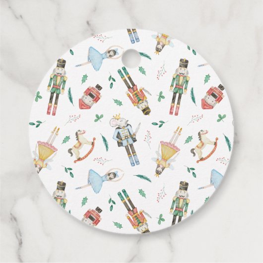 Notenkraker Eerste Kerstmis Bedankjes Labels (Achterkant)