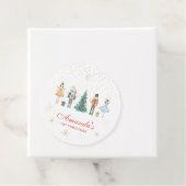 Notenkraker Eerste Kerstmis Bedankjes Labels (In situ)