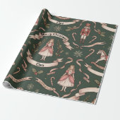 Notenkraker Elegant  Cadeaupapier (Uitgerold)