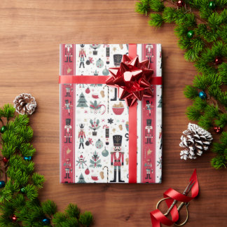 Notenkraker Elegantie: Feestelijk cadeaupapier