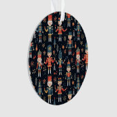 Notenkraker Elegantie Feestelijk Patroon Collectie Ornament (voorkant)