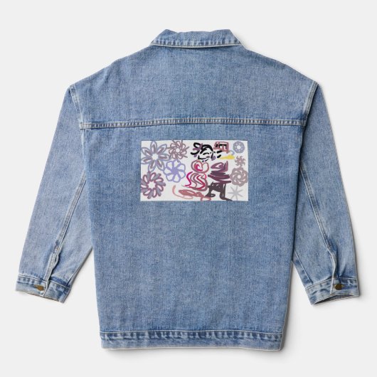 Notenkraker en Ballet winter Denim Jacket (Achterkant)