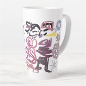 Notenkraker en Ballet winter Latte Mok (Rechterhoek)