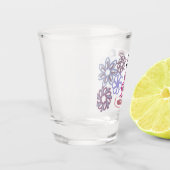 Notenkraker en ballet winter  shot glas (Links)