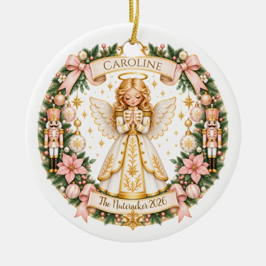 Notenkraker Engel Ornament (Voorkant)