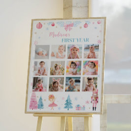 Notenkraker Fairy Verjaardagsfoto Milestone Poster