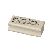 Notenkraker Familienaam Retour Adres Rubber Stamp Rubberstempel (Stempel)