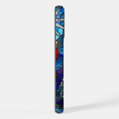 Notenkraker Faux Glas in lood Design iPhone Hoesje (Rechterkant)