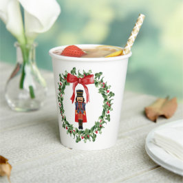 Notenkraker Feestelijke Kerst Vakantie Papier Cups Papieren Bekers