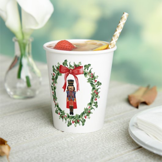 Notenkraker Feestelijke Kerst Vakantie Papier Cups Papieren Bekers (Insitu)