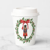 Notenkraker Feestelijke Kerst Vakantie Papier Cups Papieren Bekers (Achterkant)