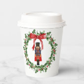 Notenkraker Feestelijke Kerst Vakantie Papier Cups Papieren Bekers (Voorkant)