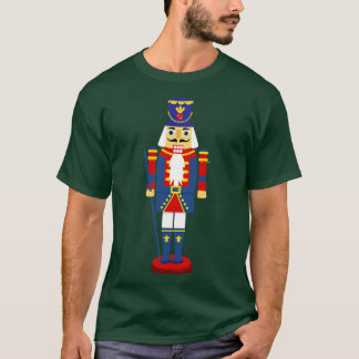 Notenkraker figuur bijpassende familie kerst t-shirt
