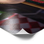 Notenkraker figuur kerst muur kunst print foto afdruk (Hoek)