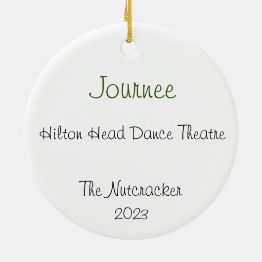 Notenkraker Fritz Keepsake Keramisch Ornament (Achterkant)