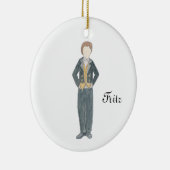 Notenkraker Fritz Keepsake Ornament (Rechts)