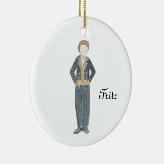 Notenkraker Fritz Keepsake Ornament (Rechts)