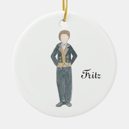 Notenkraker Fritz Keepsake Ornament (Voorkant)