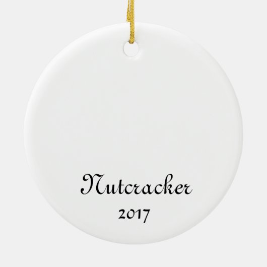 Notenkraker Fritz Keepsake Ornament (Achterkant)