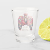 Notenkraker Game Controller Shot Glass Glas (Achterkant)