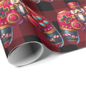 Notenkraker Game Controller Wrapping Paper Cadeaupapier (Rol Hoek)