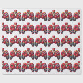 Notenkraker Game Controller Wrapping Paper Cadeaupapier (Vlak)