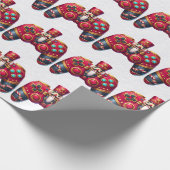 Notenkraker Game Controller Wrapping Paper Cadeaupapier (Hoek)