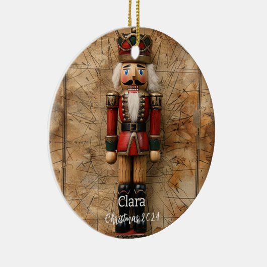 Notenkraker gepersonaliseerde kerst ornament (Rechts)