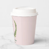 Notenkraker Gepersonaliseerde Schattigee Roze Rode Papieren Bekers (Links)
