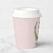 Notenkraker Gepersonaliseerde Schattigee Roze Rode Papieren Bekers (Rechts)