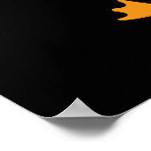 Notenkraker Grappige Pinda Woorden Spel Donkere Ac Poster (Hoek)