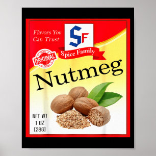 Notenkraker groepen kostuum grappige familie match poster