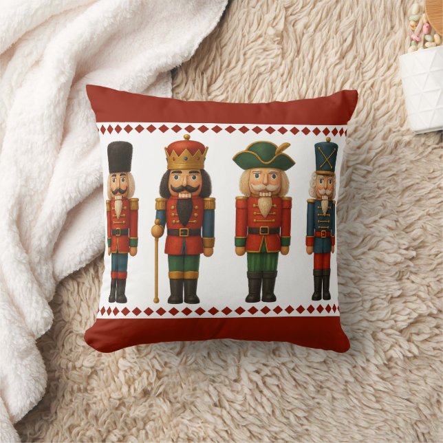 Notenkraker Holiday Parade Kerst Sierkussen (Deken)